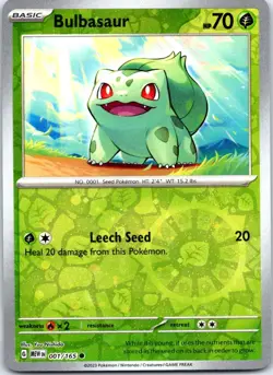 Bulbasaur - (Reverse Cosmos Holo) (Costco Exclusive) Common Miscellaneous Cards - Image 1