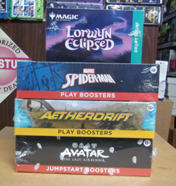 MTG SPIDER-MAN & AETHERDRIFT PLAY + AVATAR JUMPSTART + LORWYN DRAFT NIGHT BOXES - Image 1