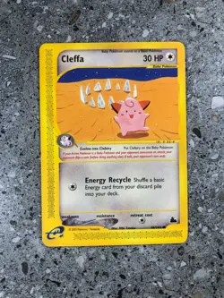 Pokemon TCG Cards Cleffa 48/144 Skyridge NM - Image 1