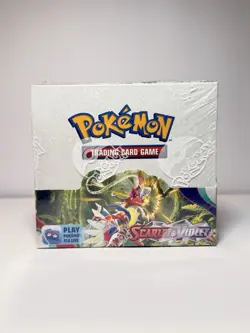 Pokemon Scarlet & Violet Base Set Booster Box SEALED w/ Protective Case - Image 1