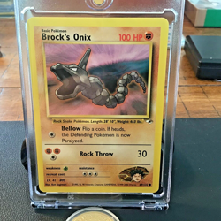 Pokemon TCG Brock's Onix Gym Heroes 69/132 Regular Unlimited Common - Image 1