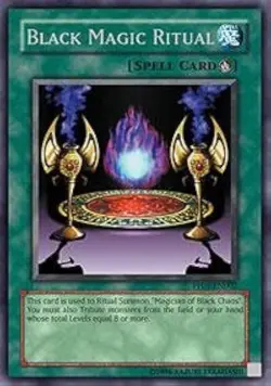 PP01-EN002 Black Magic Ritual Secret Rare Unlimited Edition VLP! YuGiOh TCG - Image 1