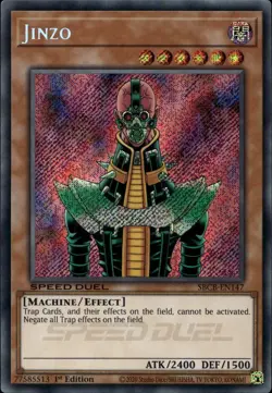 Jinzo Speed Duel EU 1st Secret Rare SBCB-EN147 Yu-Gi-Oh! - Image 1