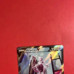 Pokemon TCG Mewtwo v Alt Art Full Art Holo Ultra Rare Card 072/078 Pokemon Go - Image 3