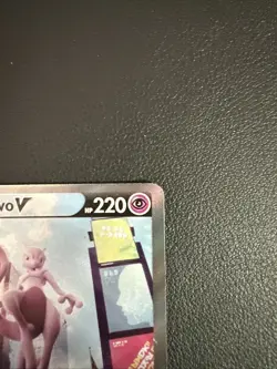Pokemon TCG Mewtwo v Full Art Holo Ultra Rare Card Pokemon Go 072/078 - Image 3