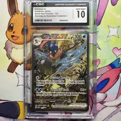 Greninja ex 132 Sv: Scarlet & Violet Promo Cards Holo CGC 10 GEM MINT - Image 1