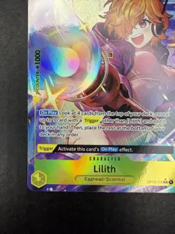 Lilith Alternate Art OP13-113 Carrying On His Will Foil ENGLISH One Piece NM - Image 5