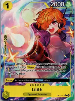 Lilith (Alternate Art) OP13-113 - One Piece TCG: Carrying On His Will English NM - Image 1