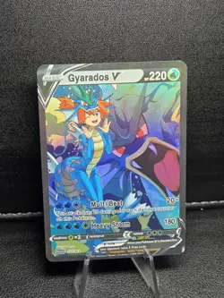 Pokemon Misty Gyarados V Waifu Cute Doujin Ultra Rare Foil ACG Art Card - NM - Image 2