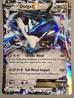 🔥🔥Pokemon TCG Dialga EX 62/119 XY-Phantom Holo Ultra Rare🔥 Played Card - Image 1