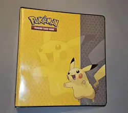2017 Ultra Pro Pokemon Trading Card Game Pikachu 2'' 3-Ring Binder - Image 1