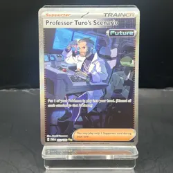Pokemon Card TCG - Professor Turo's Scenario 257/182 - Paradox Rift - SIR - NM ⭐ - Image 1