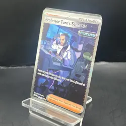 Pokemon Card TCG - Professor Turo's Scenario 257/182 - Paradox Rift - SIR - NM ⭐ - Image 3