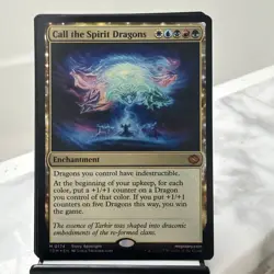 Call the Spirit Dragons Tarkir: Dragonstorm - FOIL - MTG - Nm - Image 1