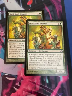 MTG - WOLF SKULL SHAMAN X2 - UNCOMMON - MORNINGTIDE - LP - Image 1