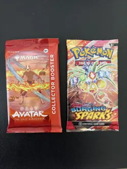 Magic The Gathering Avatar The Last Airbender Collector Pack Booster with extra - Image 1