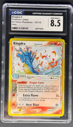 Kingdra Delta Species Holo 10/110 CGC 8.5 2006 Pokemon EX Holon Phantoms - Image 1