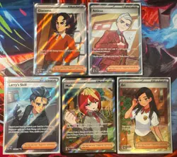 Pokemon Supporters Full Art Prismatic Evolutions Lot (5) TCG NM - Image 1