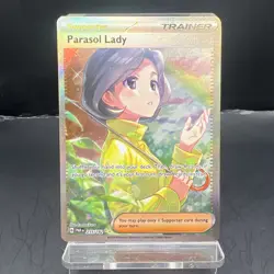 Parasol Lady 255/182 Special Illustration Rare SV04: Paradox Rift Pokemon TCG NM - Image 1