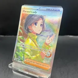 Parasol Lady 255/182 Special Illustration Rare SV04: Paradox Rift Pokemon TCG NM - Image 3