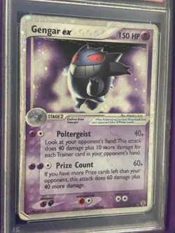 2004 Pokemon GENGAR EX Holo #108 Fire red & Leaf Green * PSA 1 - Image 4