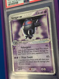 2004 Pokemon GENGAR EX Holo #108 Fire red & Leaf Green * PSA 1 - Image 5