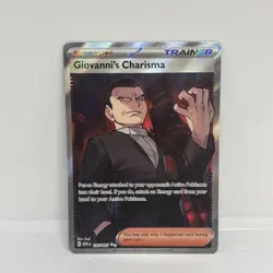 Giovanni's Charisma SR 197/165 Ultra Rare Pokemon Scarlet & Violet 151 - Image 1