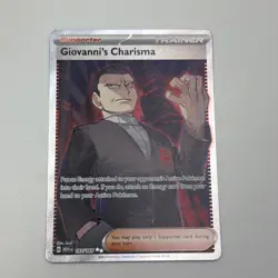 Pokemon TCG Giovanni's Charisma 197/165 Full Art SR 151 - Image 1