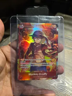 Monkey D. Luffy ST10-006 (Treasure Booster Promo) One Piece TCG Foil SEALED NEW - Image 3