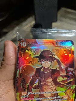 Monkey D. Luffy ST10-006 (Treasure Booster Promo) One Piece TCG Foil SEALED NEW - Image 4
