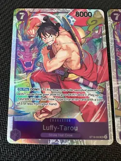Luffy-Tarou ST18-005 Starter Deck 18: PURPLE Monkey.D.Luffy Foil set of 2 - Image 2