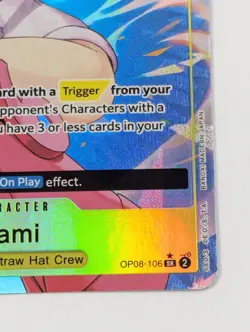 Nami OP08-106 SR Alt Art Two Legends OP-08 ONE PIECE English - Image 5