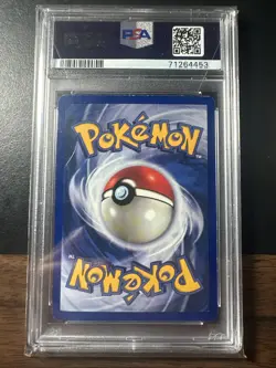 First Edition 1999 Pokemon Fossil 51/62 Krabby PSA 7 - Image 2