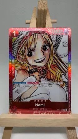 OnePiece Card Game Nami ST01-007 FILM RED Edition Promo Premium Card Lot of 2 NM - Image 1