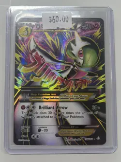 Pokemon M Gardevoir EX Full Art Holo Card 156/160 XY Primal Clash Ultra Rare - Image 1