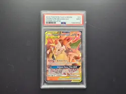 Pokemon TCG Charizard and Braixen Tag Team GX 22/236 PSA 9 Mint - Image 1