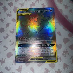Charizard & Braixen Tag Team GX 251/236 Rainbow Holo Secret Rare Pokemon - Image 1