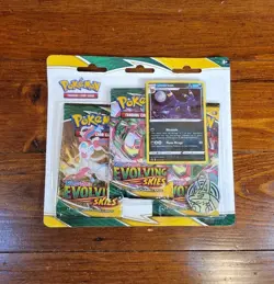 Pokemon Sword & Shield Evolving Skies 3 Pack Blister Umbreon Promo Sealed And 🚀 - Image 1
