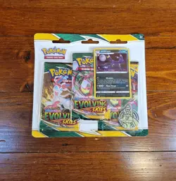 Pokemon Sword & Shield Evolving Skies 3 Pack Blister Umbreon Promo Sealed And 🚀 - Image 5
