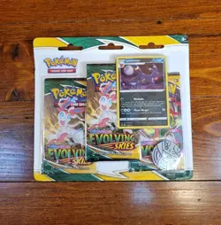 Pokemon Sword & Shield Evolving Skies 3 Pack Blister Umbreon Promo Sealed And 🚀 - Image 1
