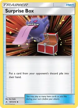 Surprise Box 187/214 Uncommon SM - Unbroken Bonds Pokemon Card - Image 1