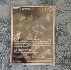 Pokemon Mewtwo SVP 052 Scarlet & Violet Promo Holo 130 HP Basic English Card - Image 1