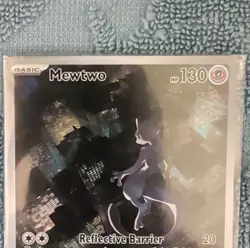 Pokemon Mewtwo SVP 052 Scarlet & Violet Promo Holo 130 HP Basic English Card - Image 3