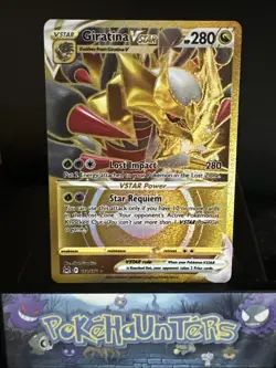 Pokemon Card Giratina VSTAR 212/196 Lost Origin Half Art Secret Rare NM - Image 1