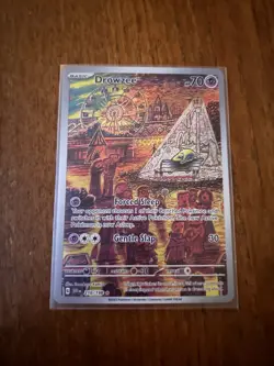 Pokemon TCG Scarlet & Violet Drowzee Illustration Rare Card 210/198 Made In 2023 - Image 1