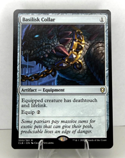 MTG Basilisk Collar - Commander Legends: Battle for Baldur's Gate - Image 1