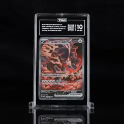 2025 Pokemon Prismatic Evolutions 168/131 Bloodmoon Ursaluna EX SIR TAG 10 (983) - Image 1
