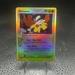 Hariyama 8/109 Reverse Holo Rare EX Ruby & Sapphire Pokemon Card - LP - Image 1