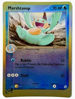 Marshtomp - EX Ruby & Sapphire 40/109 2003 - E Reader - Pokemon - Reverse Holo - Image 1