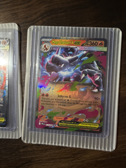 POKEMON Mega Lucario EX 179/132 SIR Special Illustration with bonus Charizard - Image 3